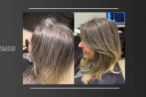 Tintura gloss para fios brancos